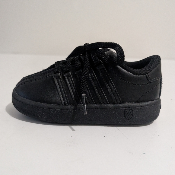 K-Swiss The Classics Lite Black Infants Size 6.5 Leather Sneakers - Picture 2 of 5